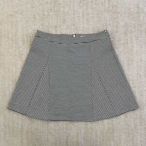 MICHAEL Michael Kors Black White Stripe Knit Mini Skirt 4